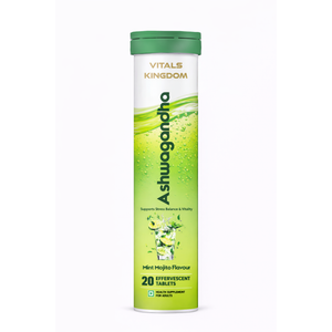 Ashwagandha 500mg Effervescent Tablets – Mint Mojito – 20 Tabs