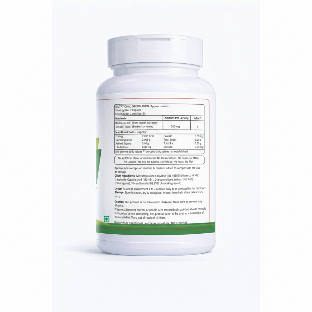 Berberine Pro 500mg Capsules – 60 Capsules