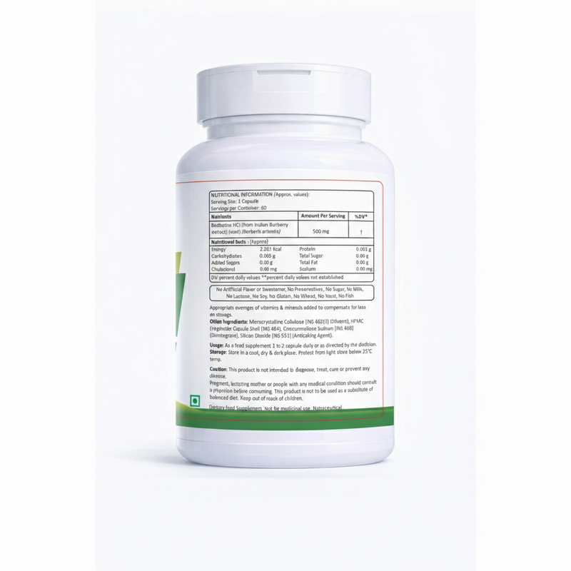 Berberine Pro 500mg Capsules – 60 Capsules