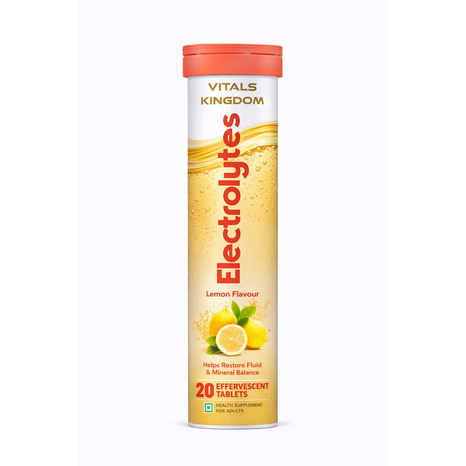 Electrolytes Effervescent Tablets – Lemon – 20 Tabs
