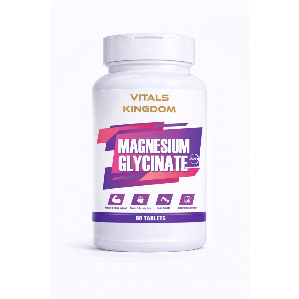 Magnesium Glycinate Pro 550mg Tablets – 90 Tablets