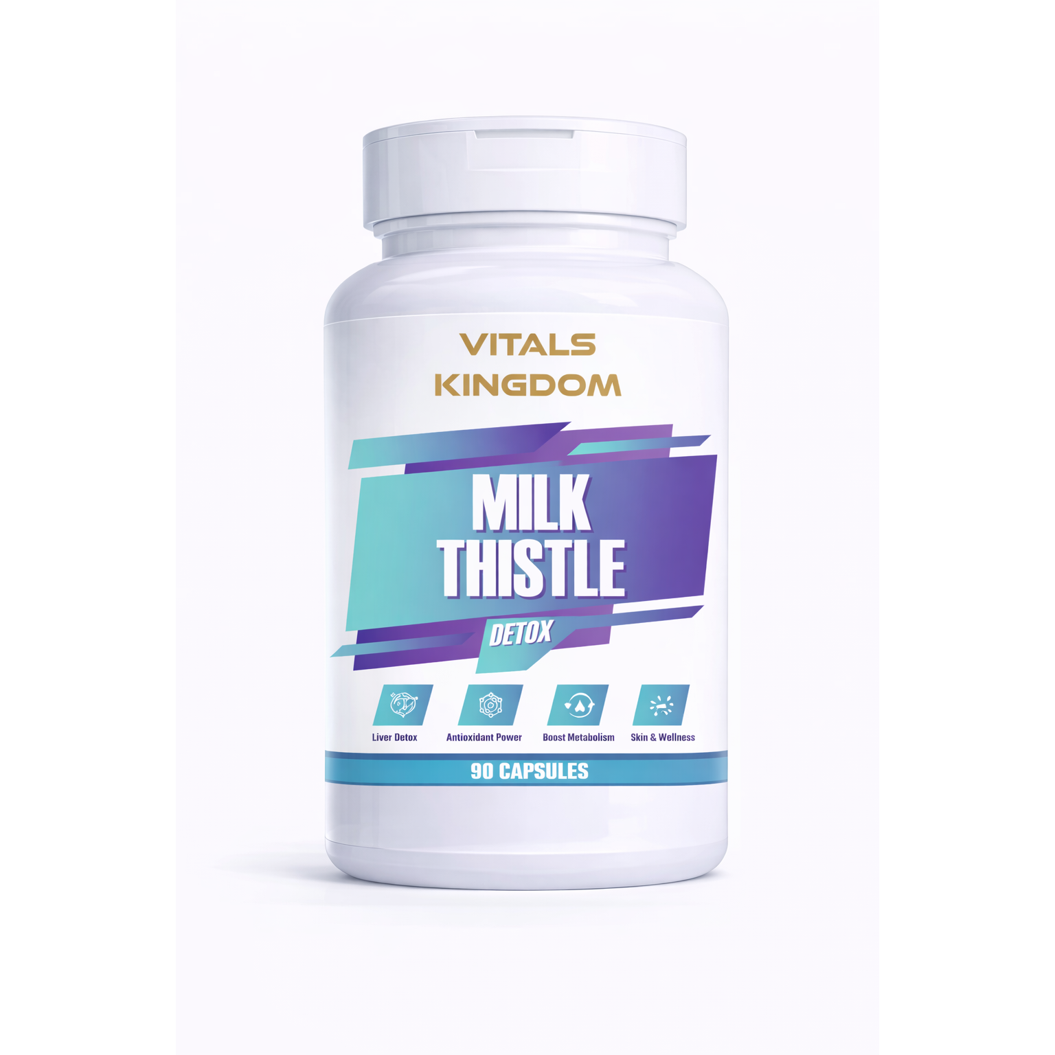 Milk Thistle Detox 600mg Capsules – 90 Capsules