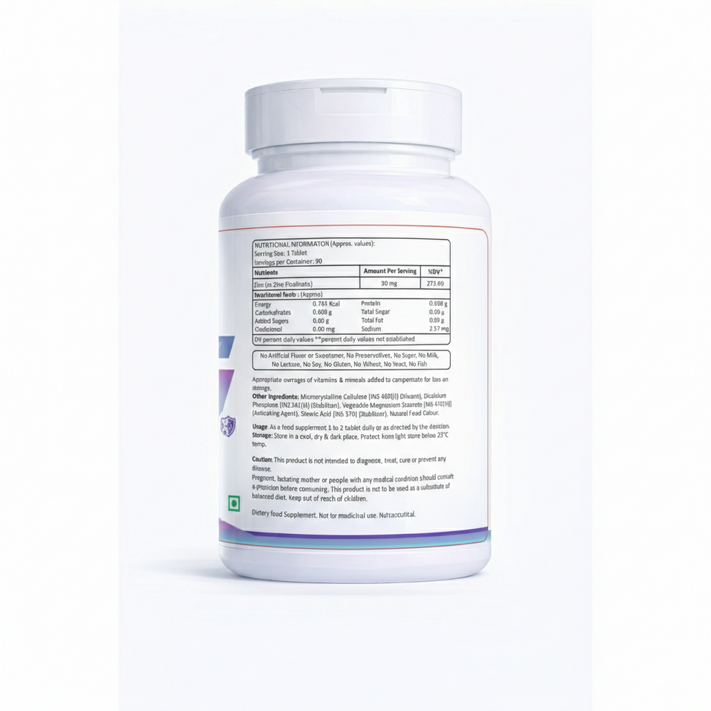 Zinc Picolinate 30mg Tablets – 90 Tablets